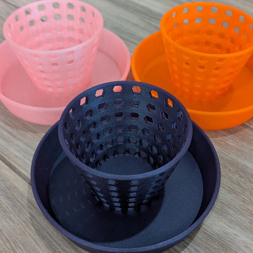 Venus Flytrap Pot with Built-In Water Tray [#cd1de6d00456]